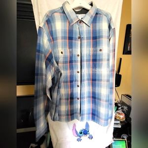 Old Navy plaid button down size XL